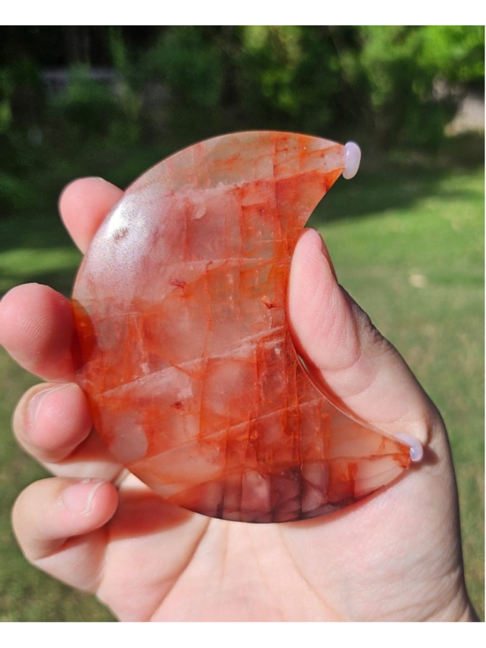 fire quartz moon 3.2 in